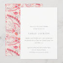 Buscar paisley invitaciones Moderno