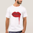 Buscar labios brillantes camisetas Rojo