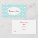 Buscar lunares del vintage tarjetas de visita Retro