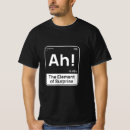 Buscar elemento químico camisetas Humor científico