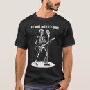 Buscar esqueleto camisetas Divertido