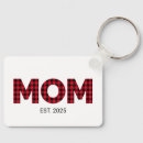 Buscar fecha rectangulares llaveros Moderno