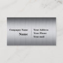 Buscar metal cepillado tarjetas de visita Metálico