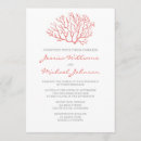Buscar coral invitaciones Verano