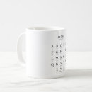Buscar letras griegas tazas Blanco y negro