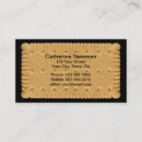 Buscar cookies tarjetas de visita Alimento