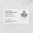 Buscar casa campo masónica de tarjetas de visita Rito de york