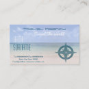 Buscar vacaciones verano de tarjetas de visita Agente