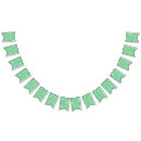 Buscar verde y blanca banderines Para ella
