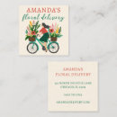 Buscar flores lindas tarjetas de visita Florista