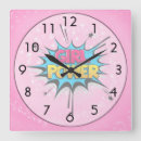 Buscar feministas relojes de pared Retro