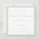 Buscar simplicidad invitaciones Verde