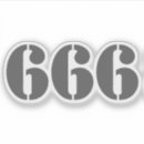 Buscar 666 pegatinas Anticrista