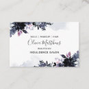 Buscar azul gris oscuro tarjetas de visita Para ella