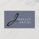 Buscar fondo gris tarjetas de visita Artista de maquillaje