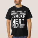 Buscar grill camisetas Fumador de carne