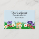 Buscar jardineros tarjetas de visita Floral