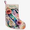 Buscar acuarela floral calcetines navideños Flores