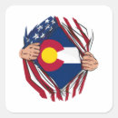 Buscar bandera de colorado pegatinas 6 º estadía