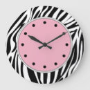 Buscar fauna africana relojes de pared Cebra