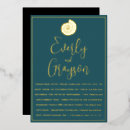 Buscar blue and gold invitaciones Simple