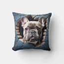 Buscar bulldog francés cojines Amante del perro