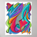 Buscar fucsia y negro posters Brillante