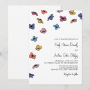 Buscar azul violeta invitaciones Floral