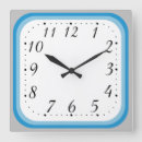 Buscar enmarcado relojes de pared Azul