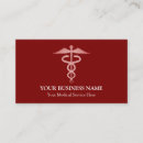 Buscar símbolo médico tarjetas de visita Enfermería