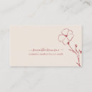 Buscar floral tarjetas de visita Moderno
