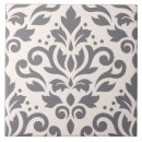 Buscar damasco gris azulejos Decorativo