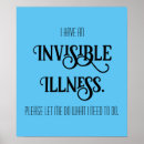 Buscar invisible posters Enfermedad