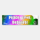 Buscar beagles pegatinas parachoque Amor