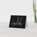 Buscar del monograma tarjetas Invitados