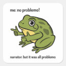 Buscar ranas pegatinas Rana divertida