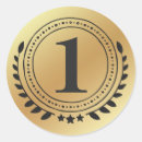 Buscar medalla de oro pegatinas Primer lugar