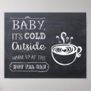 Buscar cacao caliente posters Bebé hace frío afuera