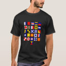 Buscar banderas marítimas camisetas Alfabeto