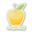 Buscar manzanas amarillas pegatinas Alimento