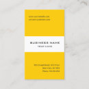 Buscar rayas amarillas y blancas tarjetas de visita General y unisex