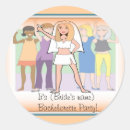 Buscar partido nupcial pegatinas Novia