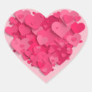 Buscar corazón 3d pegatinas Adorable