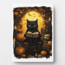 Buscar gato negro placas fotograbadas Calabaza