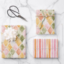 Buscar rayas beige papel de regalo Para ella
