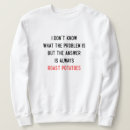 Buscar problemas sudaderas Decir