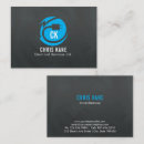 Buscar electricistas tarjetas de visita Construcción