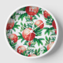 Buscar granada relojes de pared Rojo