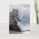 Buscar mensaje en una botella tarjetas Playa