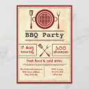 Buscar bbq invitaciones Rojo